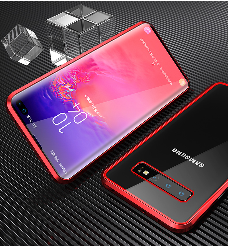 Case Samsung Galaxy S10 / Pre-Order * เคสกระจกด้านหน้า + หลังและกรอบโลหะเคสนี้ให้การปกป้องที่ครอบคลุม 360 องศา *