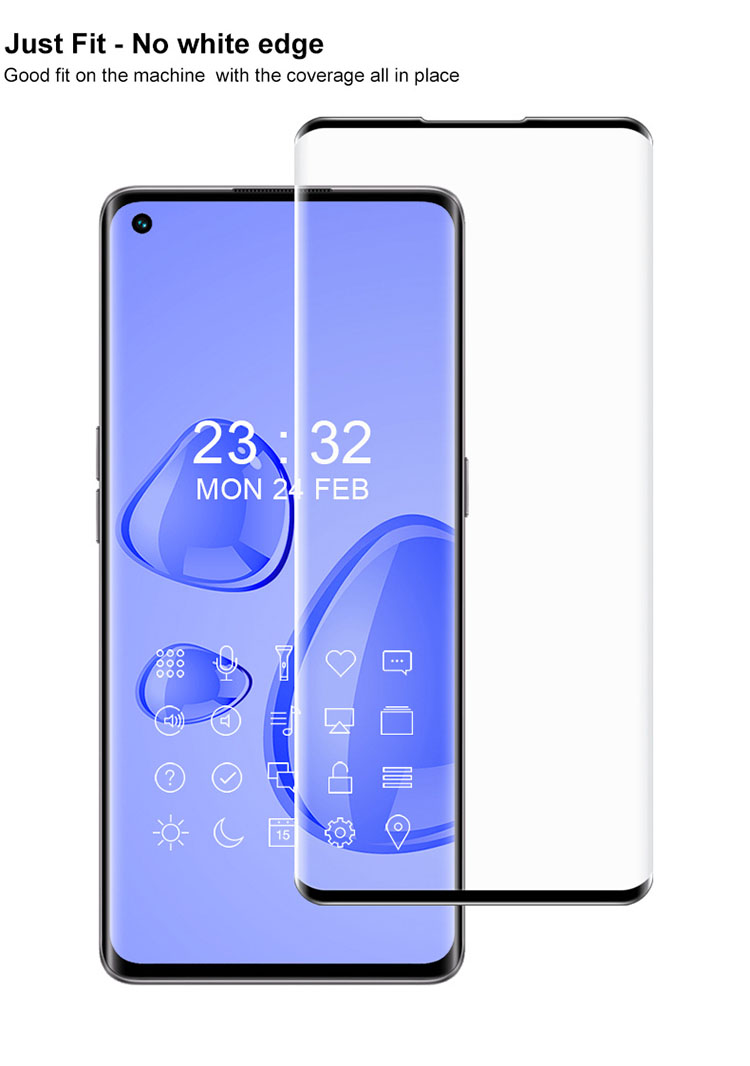 กระจกกันรอย OPPO Reno 5 Pro / Reno 5 Pro 5G # Pre-Order * IMAK 3D Curved Full Coverage กระจกกันรอยหน้าจอ [กาวด้านข้าง] *