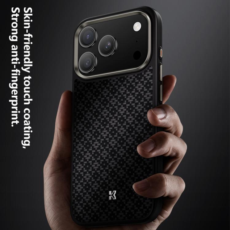 Case iPhone 17 Pro Max # Pre-order * เคสโทรศัพท์แม่เหล็กเพชร Benks Y2 Kevlar สีดำ *