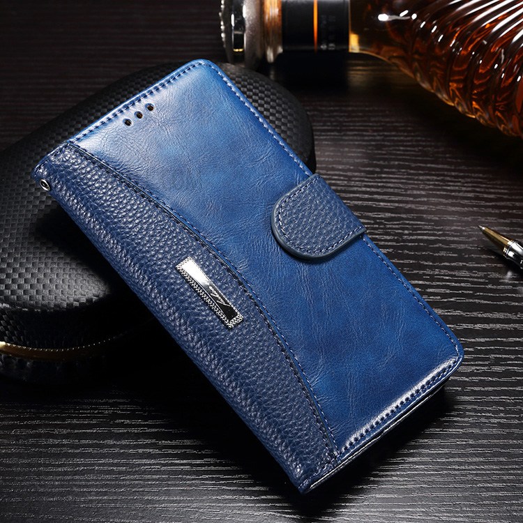 Case Huawei GR5 2017/ Pre-orde * เคสผิวลิ้นจี่ สไตล์พลิก Folio กับเข็มกลัดแม่เหล็ก *