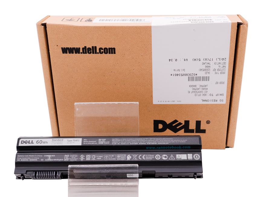 แบตเตอรี่ Dell Latitude E6430 แบตแท้ ประกันศูนย์ Dell Thailand