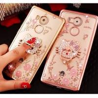 Case Huawei P9 Plus / Pre-order * เคสหรูหราเทคนิคการชุบทอง TPU ซิลิโคนอ่อนนุ่ม + แหวน *