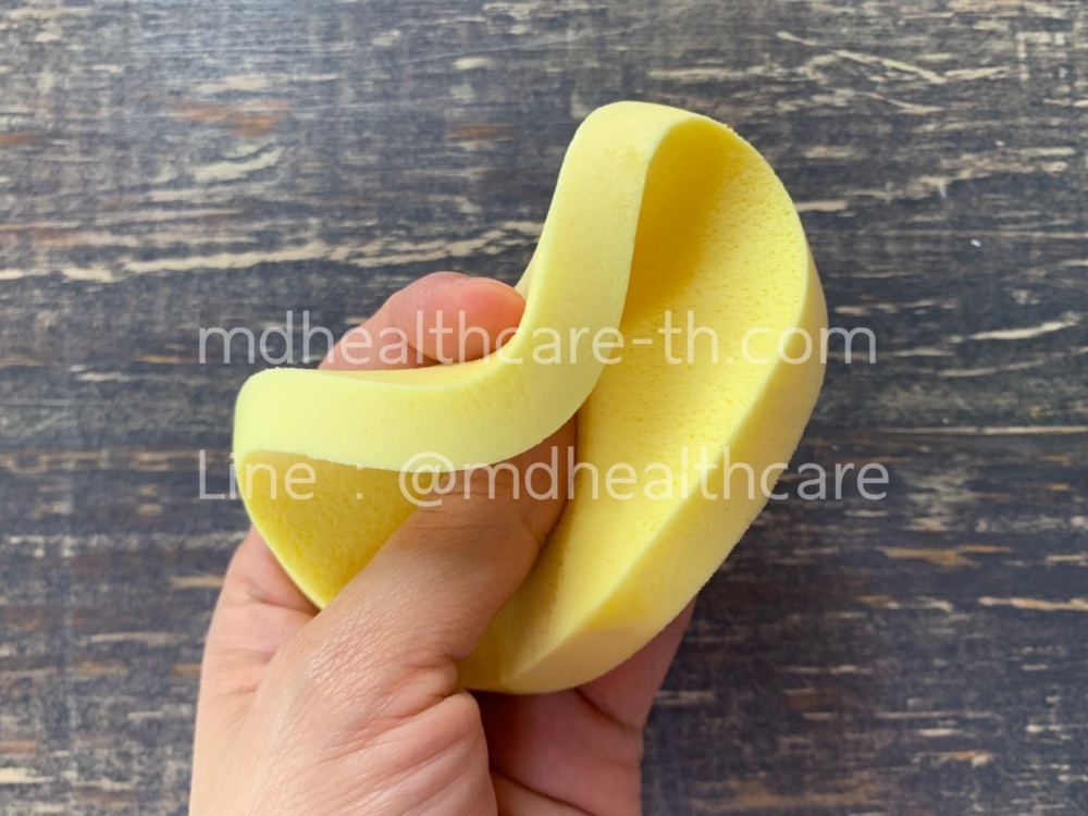 (12ชิ้น/แพ็ค) ฟองน้ำล้างหน้าอัดแท่ง กว้าง8cm*หนาพิเศษ1cm เนื้อนุ่ม เกรดA