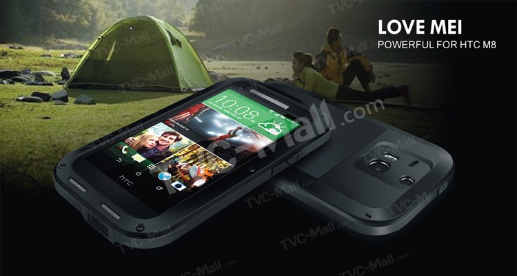 Case HTC ONE M8 / Pre-order * LOVE MEI เคสโลหะ + ซิลิโคน + Gorilla Glass *