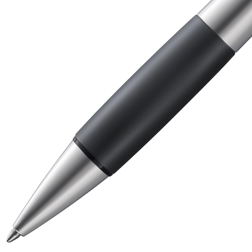 LAMY Accent Silver-Black Ballpoint Pen