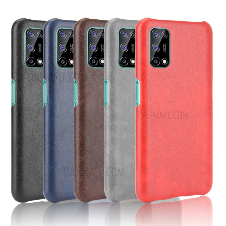 Case Realme 7 5G / Pre-Order * เคสหนัง PU เคลือบผิวลิ้นจี่ ป้องกันลายนิ้วมือ *