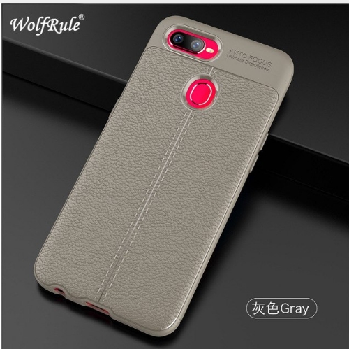 Case OPPO F9 / Pre-Order * เคสผิวลิ้นจี่ป้องกัน ผิวหนัง TPU *