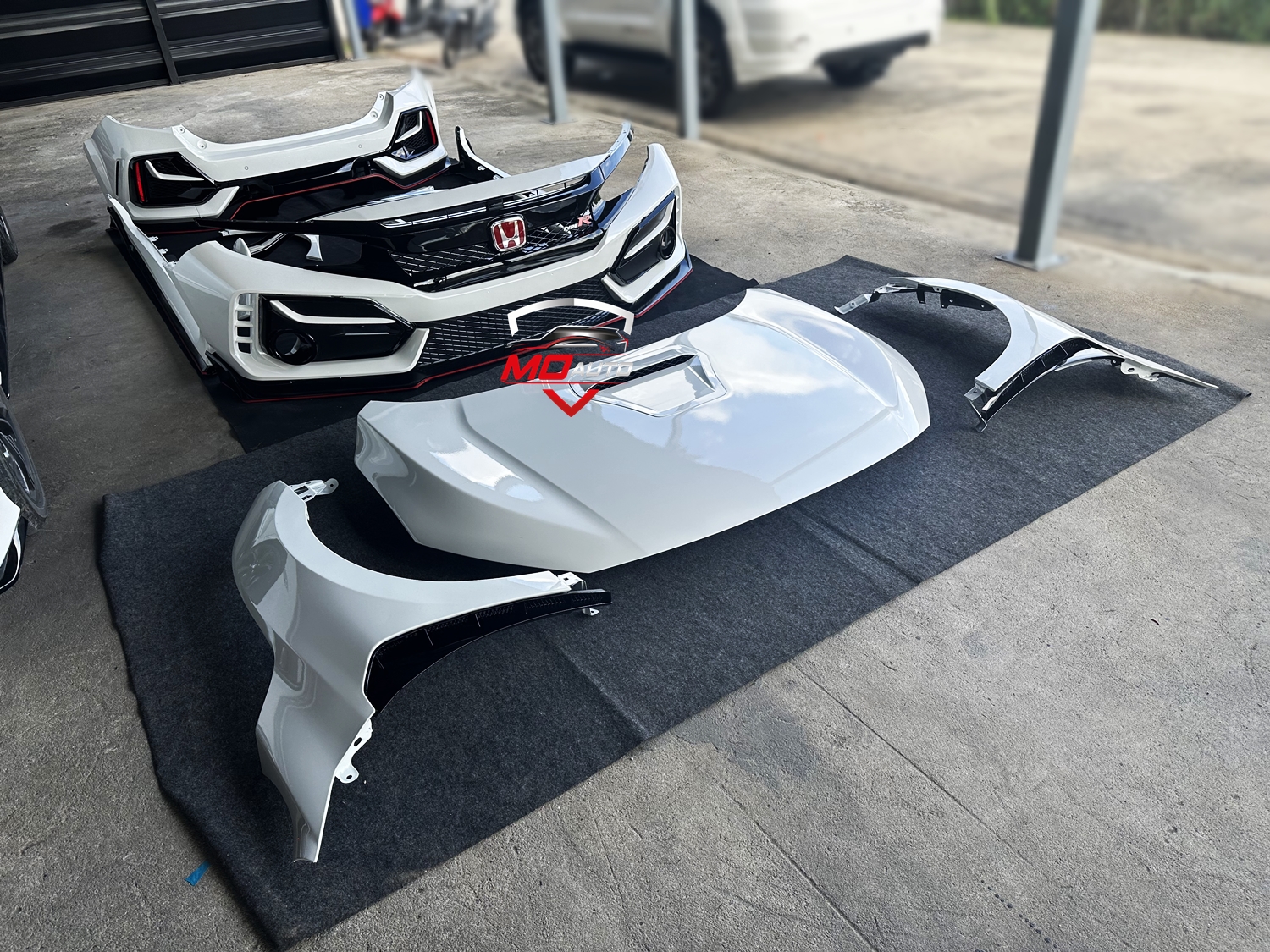 ชุดแต่ง CIVIC TYPE-R FK8 Wide BodyKit 1:1 สำหรับ HATCHBACK 2016-2021