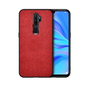 Case OPPO A9 (2020) / OPPO A5 (2020) / Pre-order * เคสประกบพื้นผิวสไตล์ PC + TPU + ผ้า + หนัง PU *