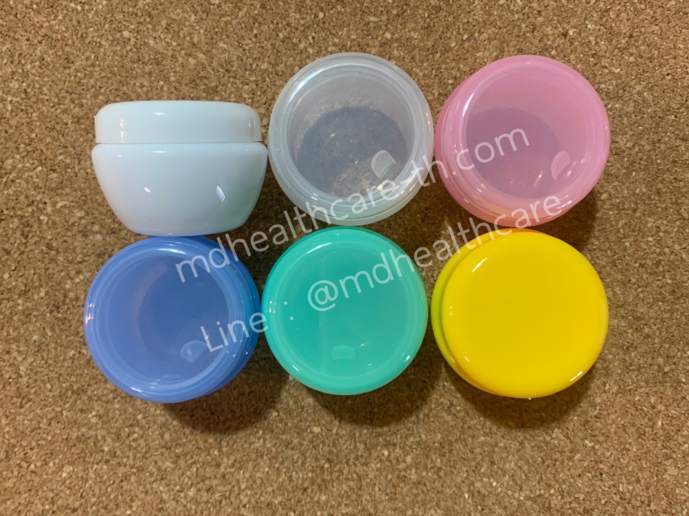 กระปุกครีม 10 กรัม ทรงโอ่ง (10ชิ้น/ชิ้นละ4บาท)