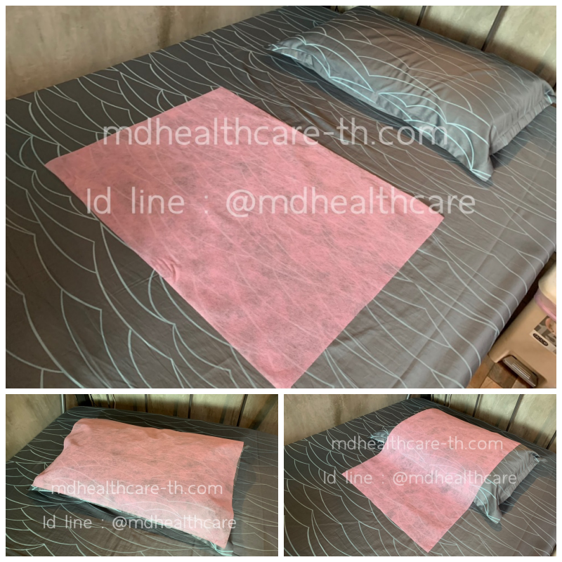 กระดาษรองหมอน รองสั้นกันเปื้อน หนา25แกรม 50*70cm (50แผ่น/ม้วน) กันละอองน้ำ โปร่งสบายระบายอากาศได้ดี