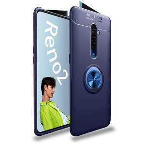 Case OPPO Reno 2 / พรีออเดอร์ * เคสTPU ปกหลัง + แหวนนิ้ว +ขาตั้ง หมุนได้ 360 องศา *