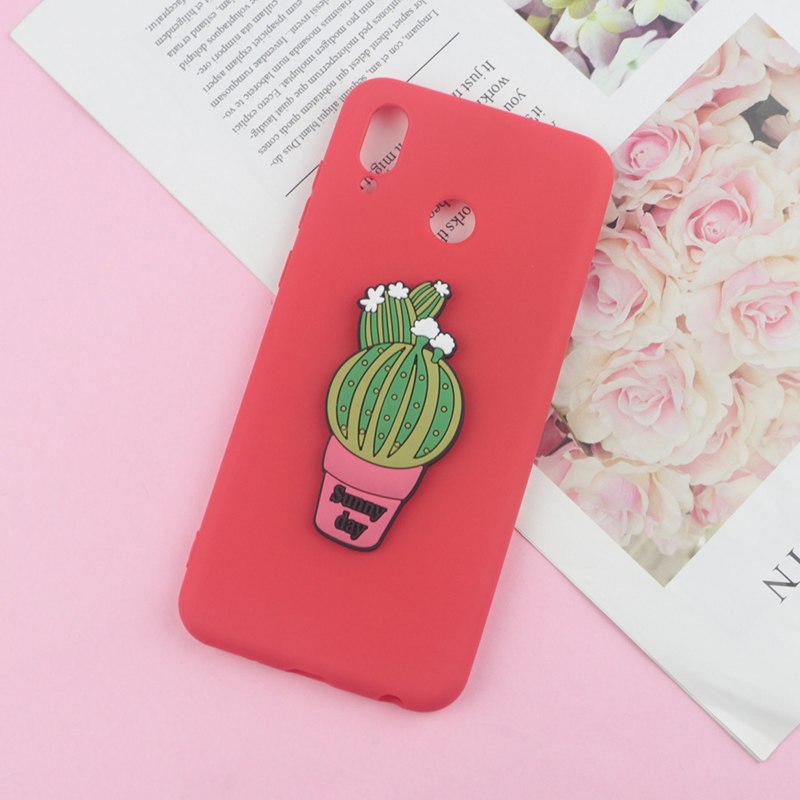 Case Huawei Y9 2019 / Pre-orde * เคส TPU ผลไม้ที่น่ารัก สตรอเบอร์รี่ กระบองเพชร แตงโม *