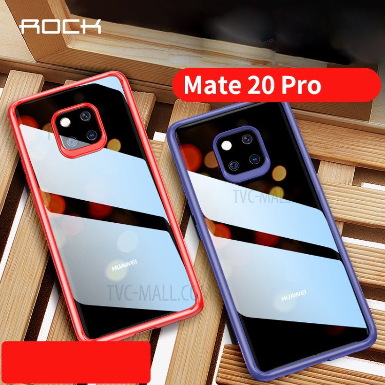 Case Huawei Mate 20 Pro / Pre-order * ROCK บางเฉียบ TPU PC Crystal Clear (รองรับการชาร์จแบบไร้สาย) *