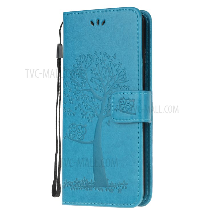 Case Samsung Galaxy Note20 Ultra/Note20 Ultra 5G # Pre-Order * เคสกระเป๋าสตางค์หนัง PU ลายต้นไม้นกฮูก *