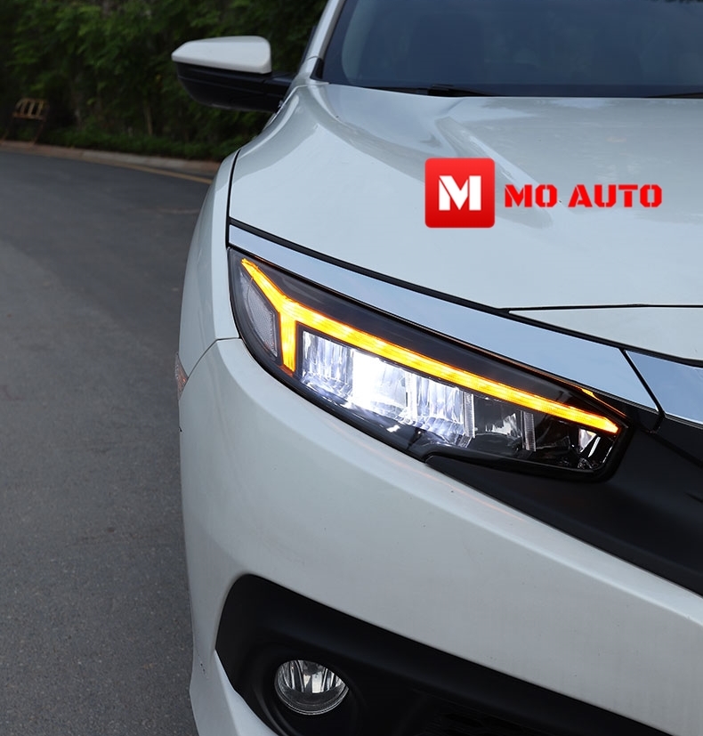 โคมไฟหน้า LED CIVIC FK ทรง Audi Style