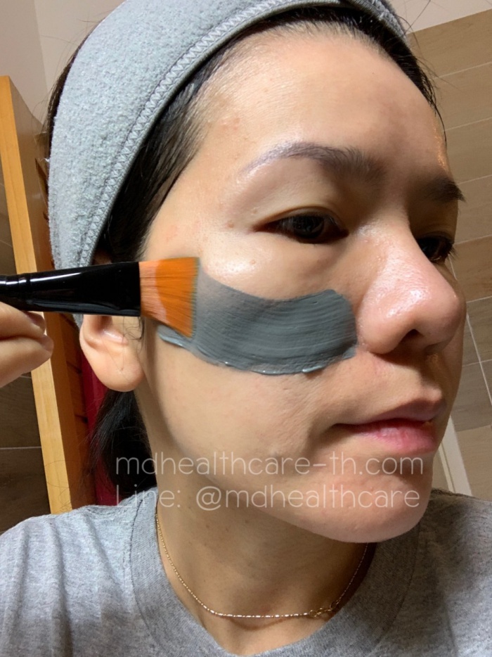 แปรงมาร์คหน้า - ขนาดกลาง M 17cm.***งานคัดเกรดสวย ขนแปรงนุ่ม ไม่บาดผิว เกรดA