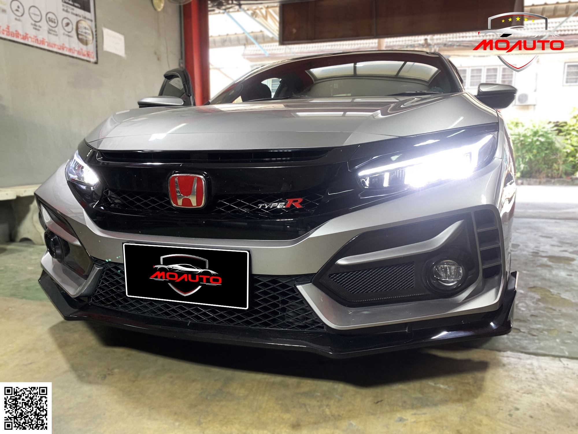 โคมไฟหน้า LED ทรง Audi Style CIVIC FC / FK 2016-2021