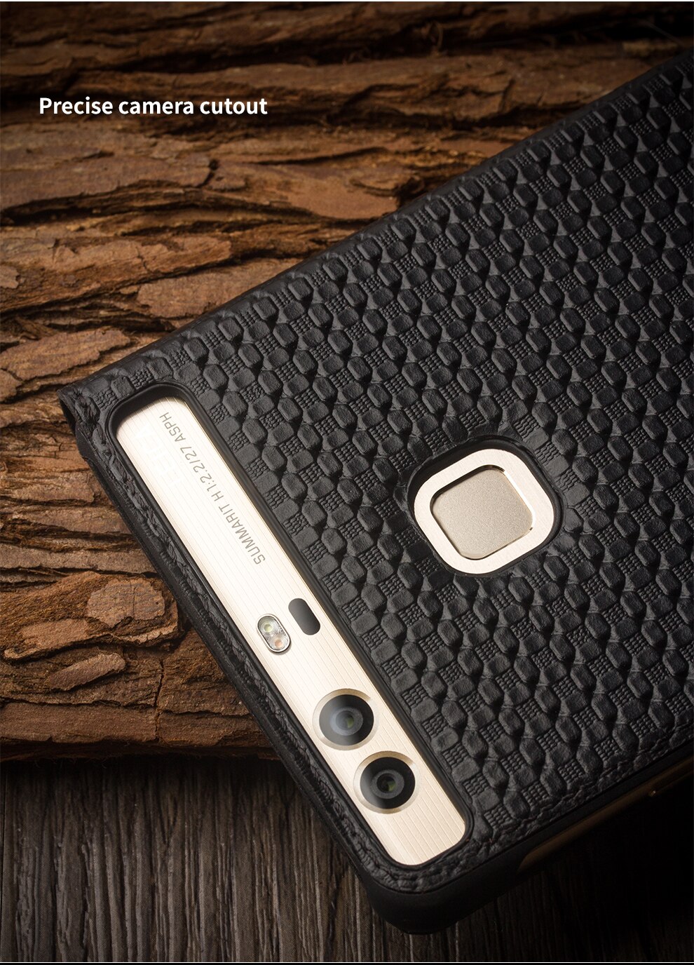 Case Huawei P9 Plus / Pre-order * QIALINO เคสหนังแท้ ฟังก์ชั่นปลุก / นอนหลับอัตโนมัติ *