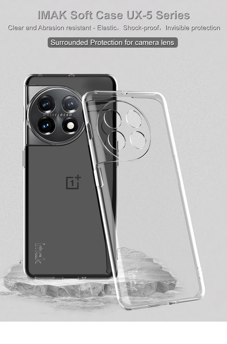 Case OnePlus 11 5G # Pre-Order * IMAK UX-5 Series ผลิตจาก TPU (เทอร์โมพลาสติกโพลียูรีเทน) *
