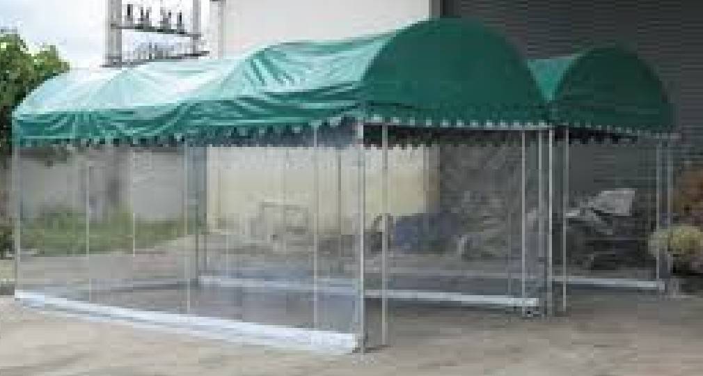 เต็นท์โกดังเก็บสินค้า กว้าง 12 เมตร ยาว 22 เมตร สูง 2.5 เมตร มีผ้าใบปิดล้อม 4 ด้าน เต็นท์ทรงโค้ง เต็นท์อุตสาหกรรม เต็นท์โรงงานเก็บสินค้า เต็นท์โกดังเช่าเก็บสินค้า เต็นท์โรงงานเก็บสินค้า