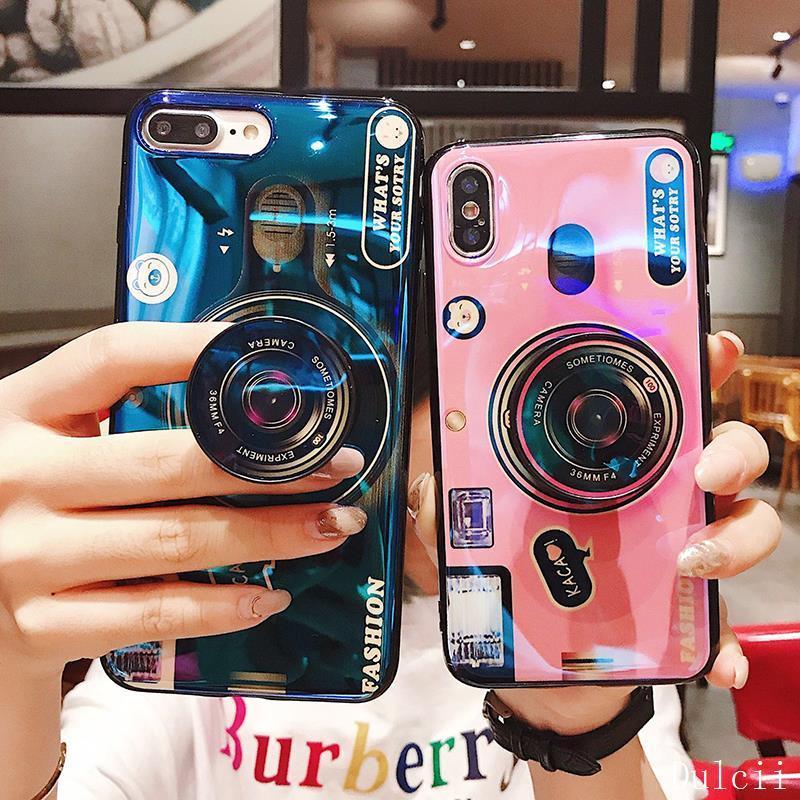 Case OPPO F9 / Pre-Order * Amorus Retro กล้องสไตล์เคส TPU รองรับ Kickstand *