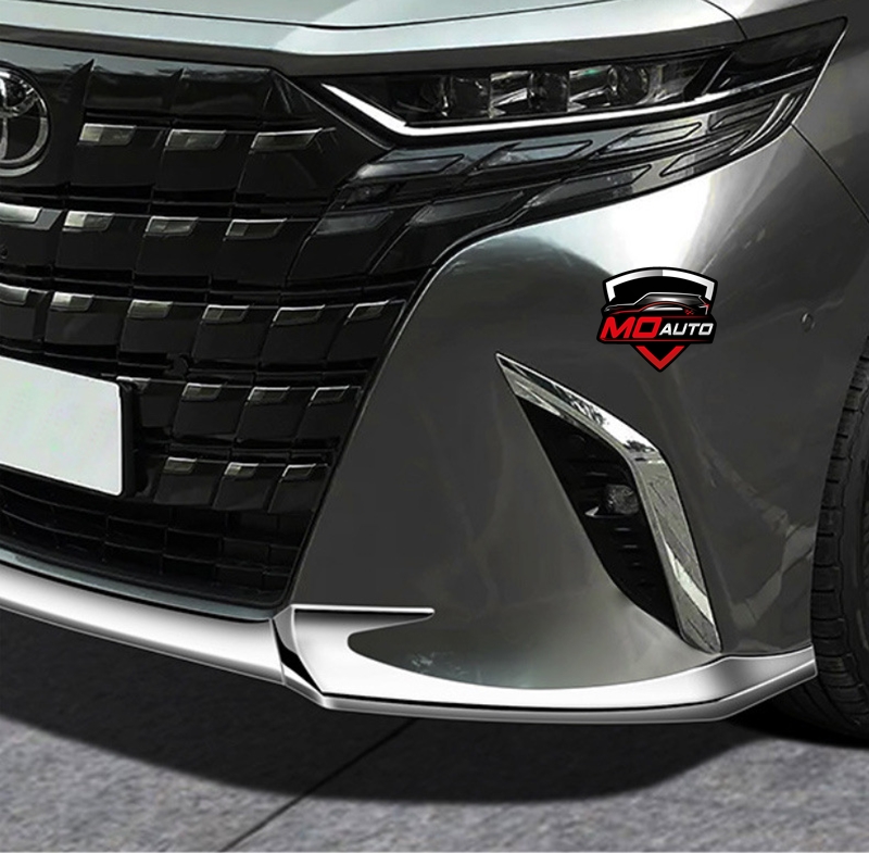 คิ้วกันชนหน้าล่างโครเมียมแบบเต็ม ALPHARD 40