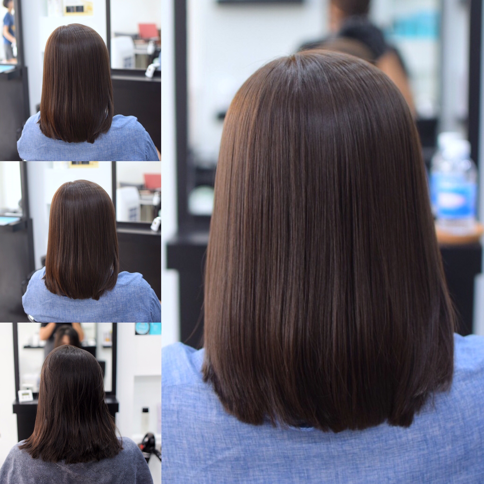 ทำสีผม โทนน้ำตาลไม่ติดแดง