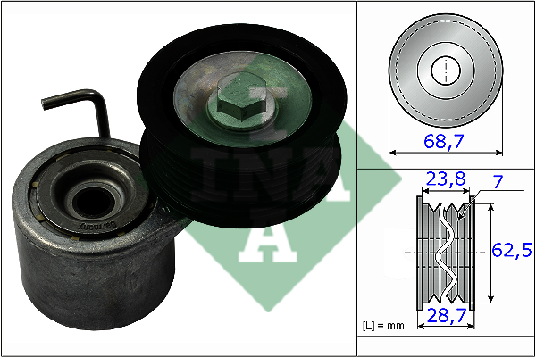 ชุดเปลี่ยนสายพานหน้าเครื่อง Cayenne 958 E-Hybrid 3.0 / 95810211801, 95810236111