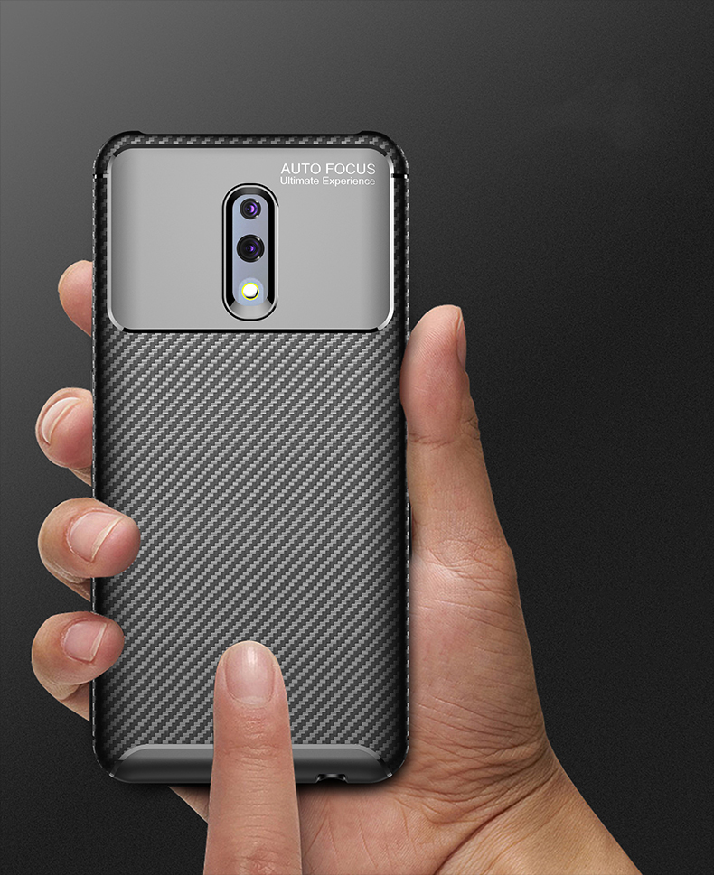 Case OPPO Reno / Pre-order * เคสคาร์บอนไฟเบอร์เนื้อ TPU ป้องกันอ่อนนุ่มยืดหยุ่นและทนทาน *
