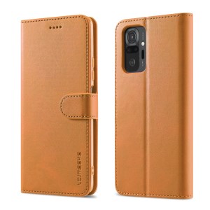 Case Xiaomi Redmi Note 10 Pro / Pre-Order * LC.IMEEKE เคสกระเป๋าสตางค์ช่องเสียบการ์ดและเปลเงินสดเพื่อใส่รหัสบัตรและเงินที่จำเป็นของคุณ *