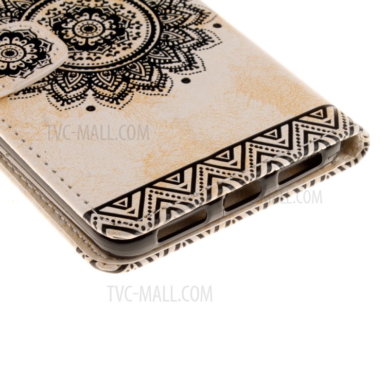 Case Huawei Mate 9 / Pre-order * ผิวนูนดอกไม้ Mandala กับเชือกเส้นเล็ก *