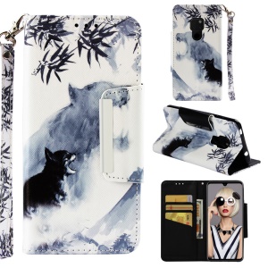 Case Huawei Mate 20 / Pre-order * เคสพิมพ์ลายเนื้อ PU ซองหนังกระเป๋าสตางค์ *