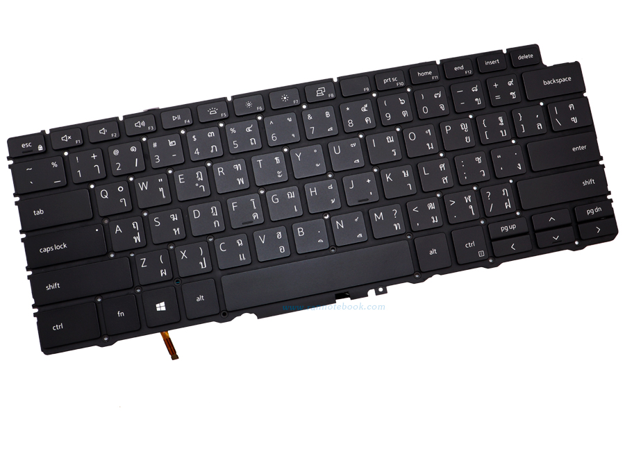 แป้นพิมพ์ โน๊ตบุ๊ค Dell XPS 7390 2-in-1 รับประกันศูนย์ Dell