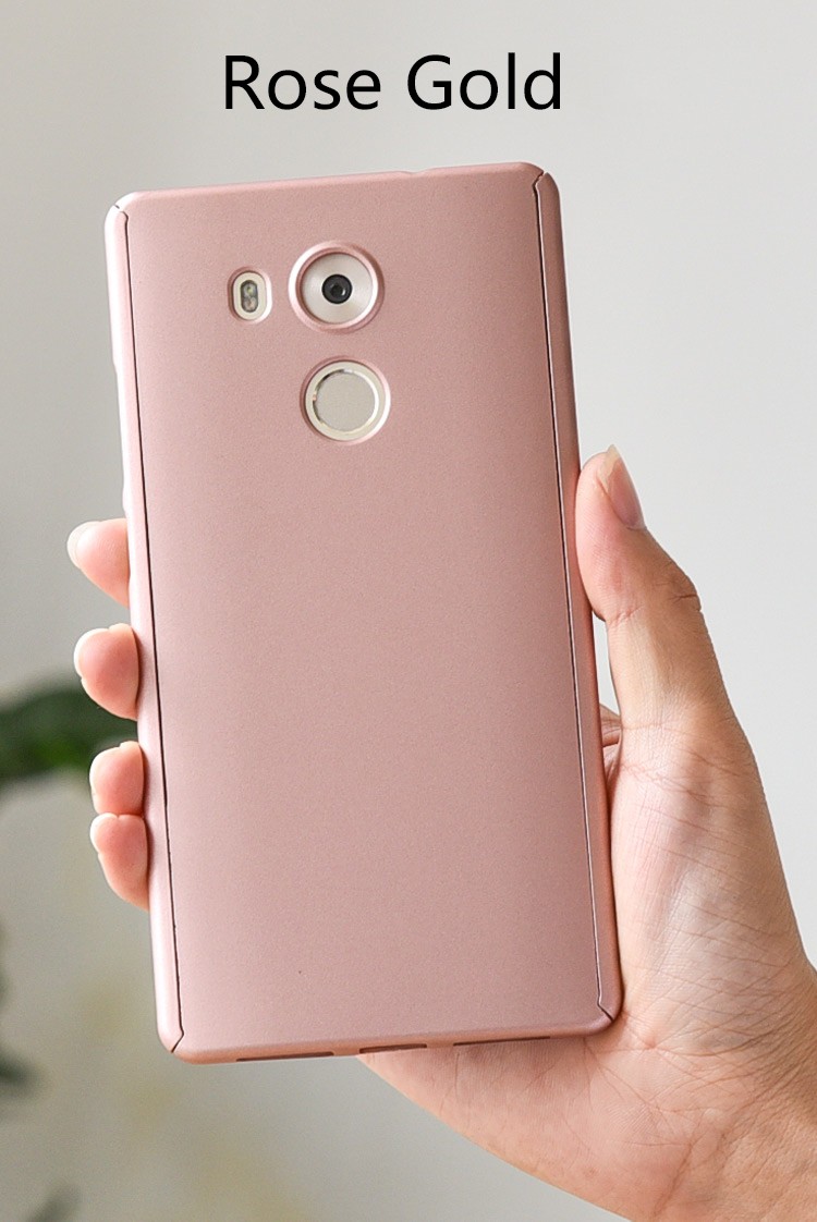 Case Huawei Mate 8 / Pre-order * เคสป้องกันมีฝาครอบเต็ม 360 องศา + กระจกนิรภัย *