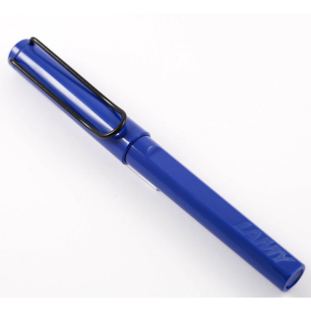 Lamy Safari rollerball pens Sky Blue with black clip