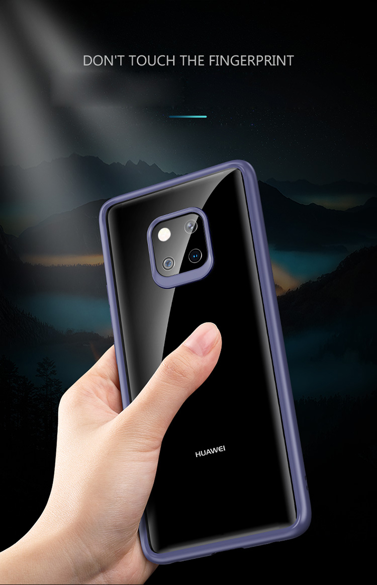 Case Huawei Mate 20 Pro / Pre-order * ROCK บางเฉียบ TPU PC Crystal Clear (รองรับการชาร์จแบบไร้สาย) *