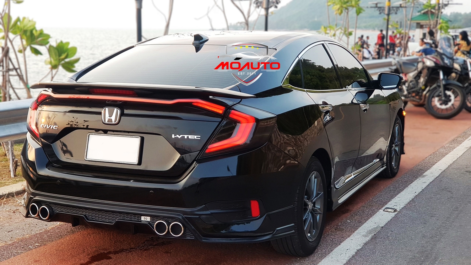 ไฟท้าย LED M-STEP พร้อมไฟฝากระโปรงท้าย CIVIC FC 2016 - 2021
