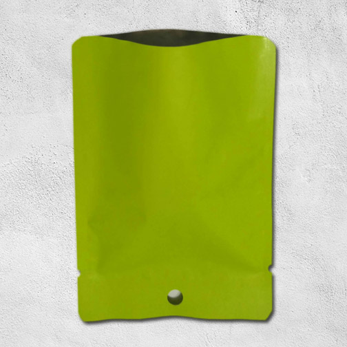 ซองฟอยล์สีเขียวมีรูแขวน 10x14 cm. 100 ชิ้น