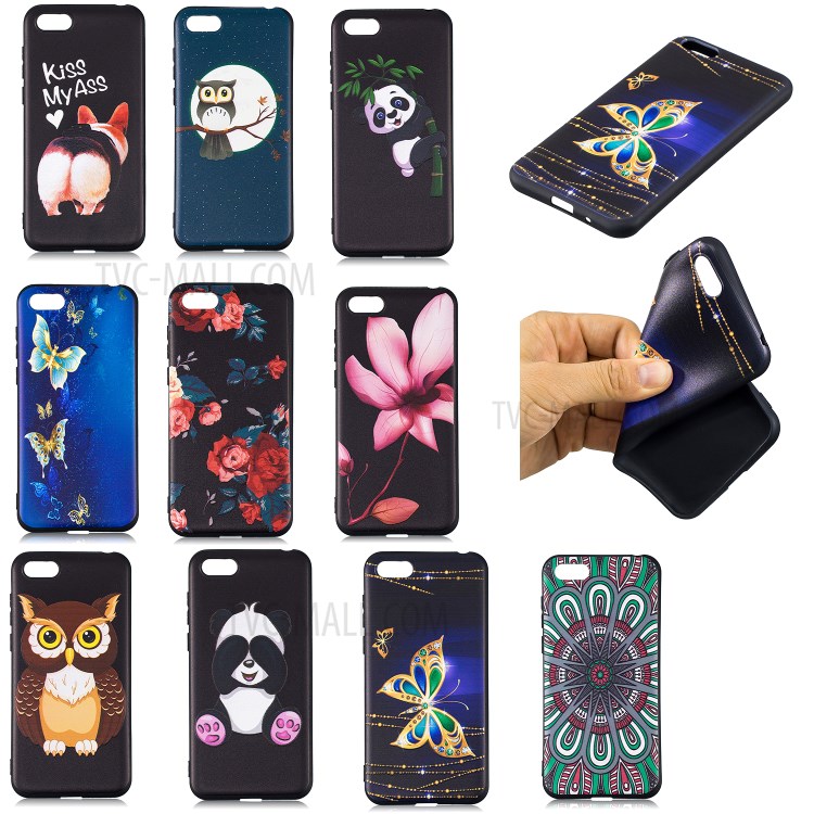 Case Huawei Y5 Prime 2018 / Pre-order * รูปแบบที่มีสไตล์ Soft TPU สามารถบิดได้อย่างอิสระโดยไม่มีการเปลี่ยนรูป *