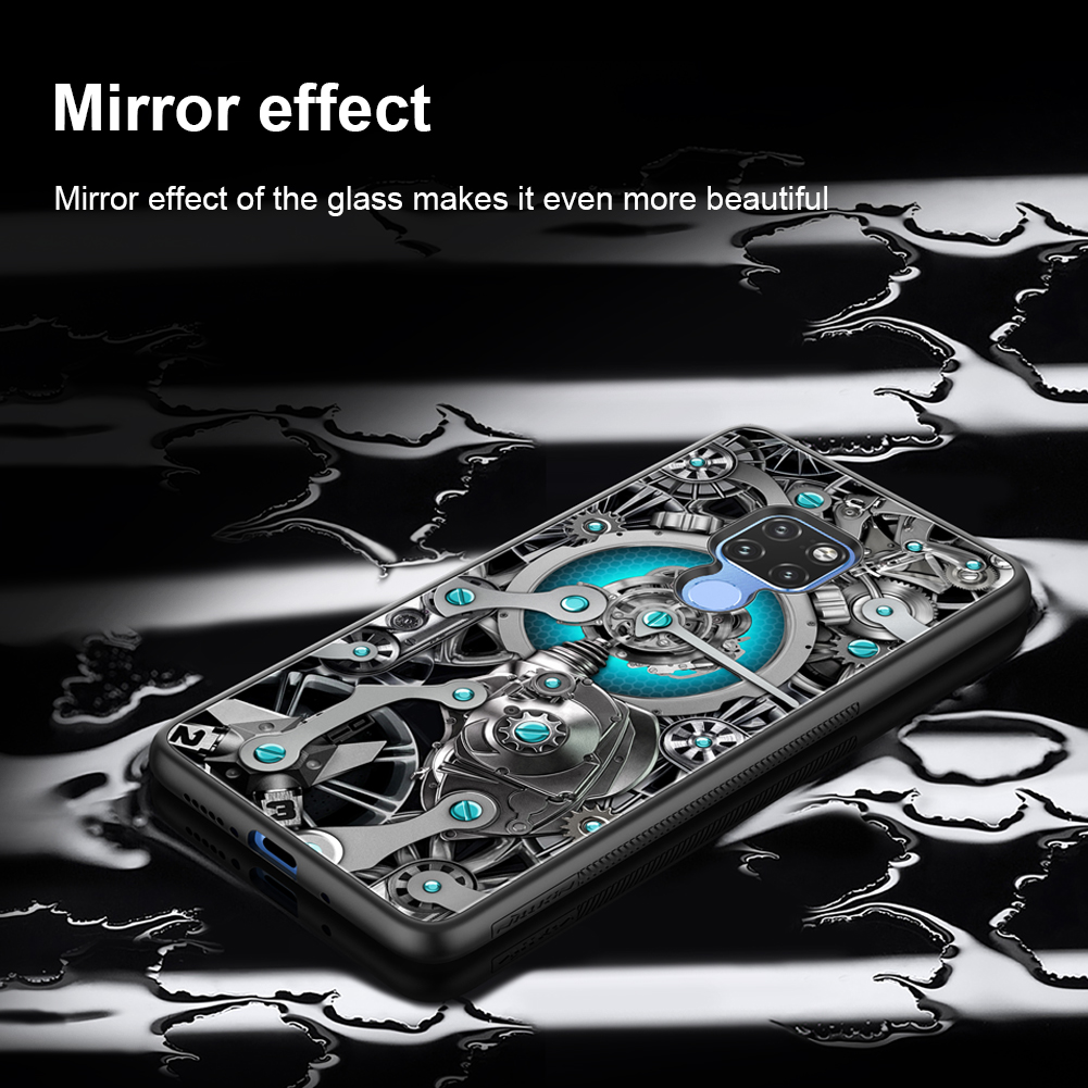 Case Huawei Mate 20 / Pre-order * NILLKIN เคส Spacetime เคสรูปเกียร์ กระจกนิรภัย + PC + TPU ปกไฮบริด *