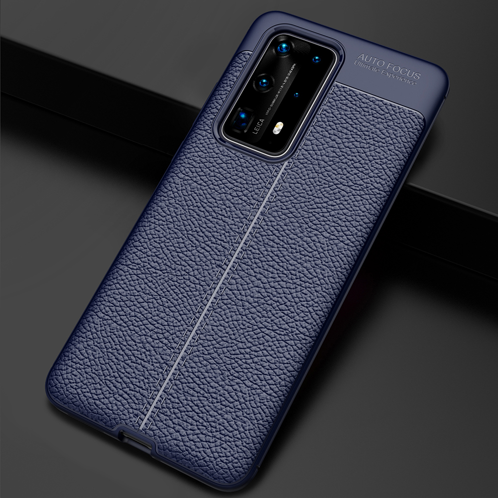 Case Huawei P40 Pro+ / Pre-order * เคส Litchi Texture TPU Shell พื้นผิวลิ้นจี่ *