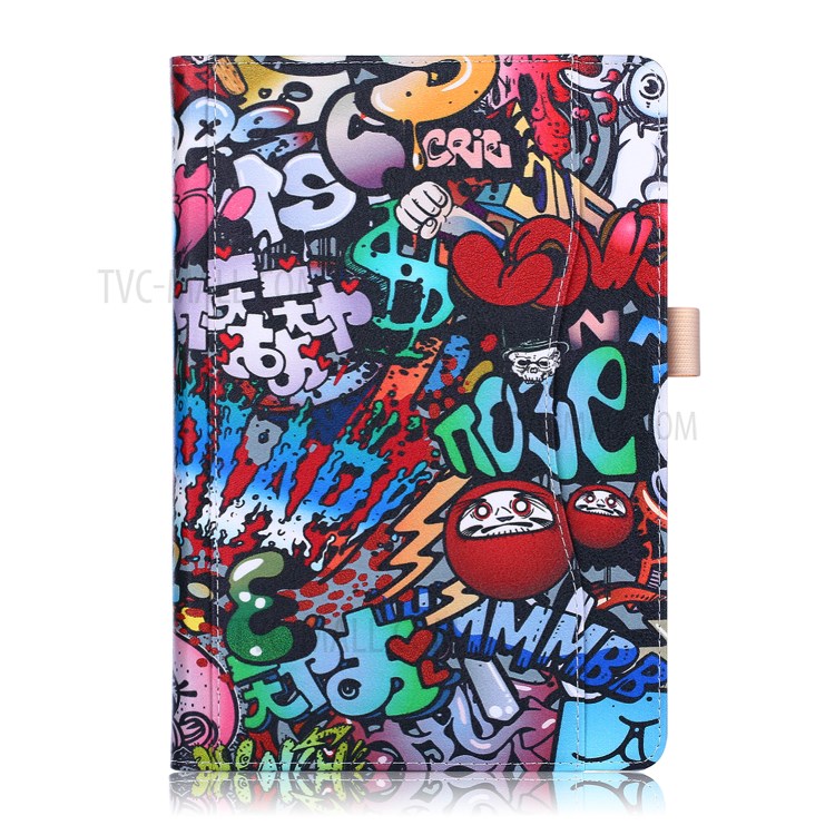 Case Huawei MediaPad M5 Lite 10' / Pre-order * ปลุกอัตโนมัติ & นอนหลับ, Wallet, พิมพ์ลวดลาย อ่านง่ายด้วยมือเดียวด้วยสายคล้องมือยืดหยุ่น *