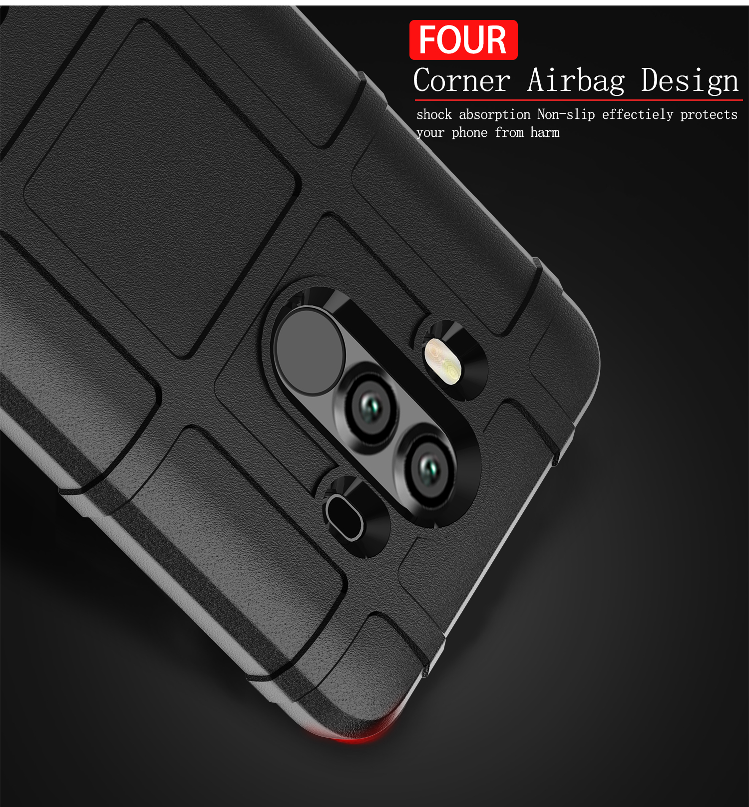 Case Huawei Mate 10 Pro / Pre-order * เคส TPU ทนทานตารางสี่เหลี่ยมเนื้อนุ่ม *