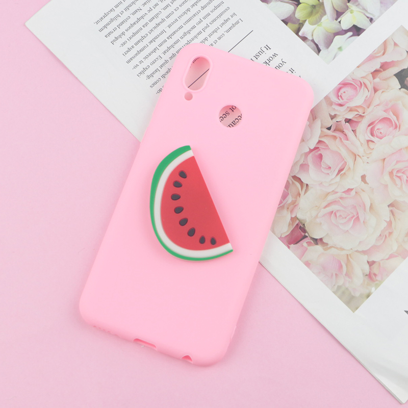 Case Huawei Y9 2019 / Pre-orde * เคส TPU ผลไม้ที่น่ารัก สตรอเบอร์รี่ กระบองเพชร แตงโม *