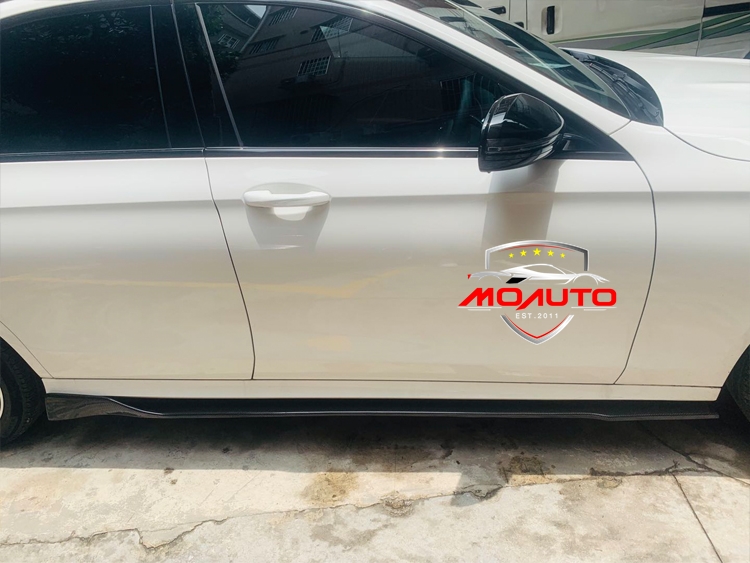 ลิ้นข้างเพียวคาร์บอน M STYLE สำหรับ W205 4 ประตู