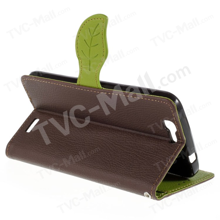 Case Huawei Ascend G7 / Pre-order * เคสปิดรูปใบไม้ *