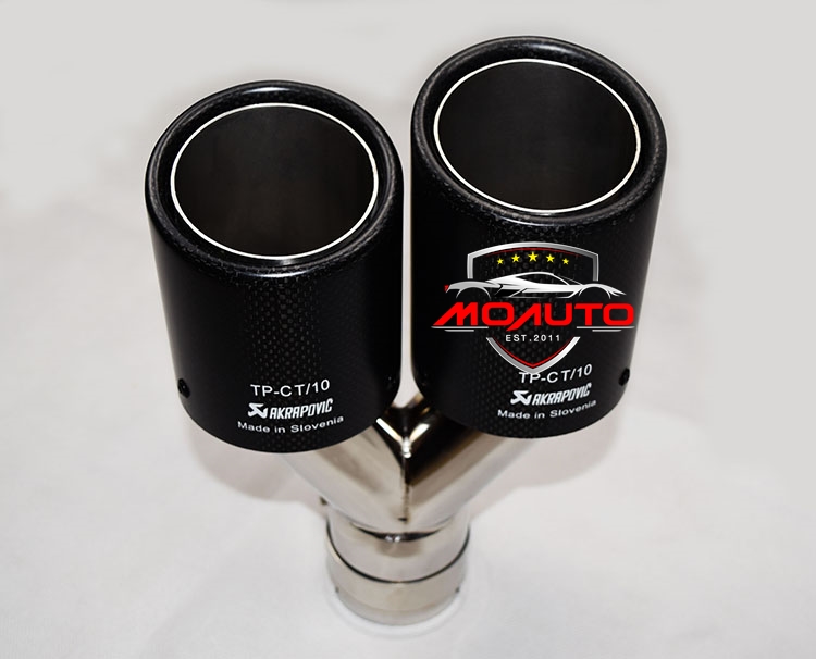 ปลายท่อกลม V2 Akrapovic Carbon BMW G30