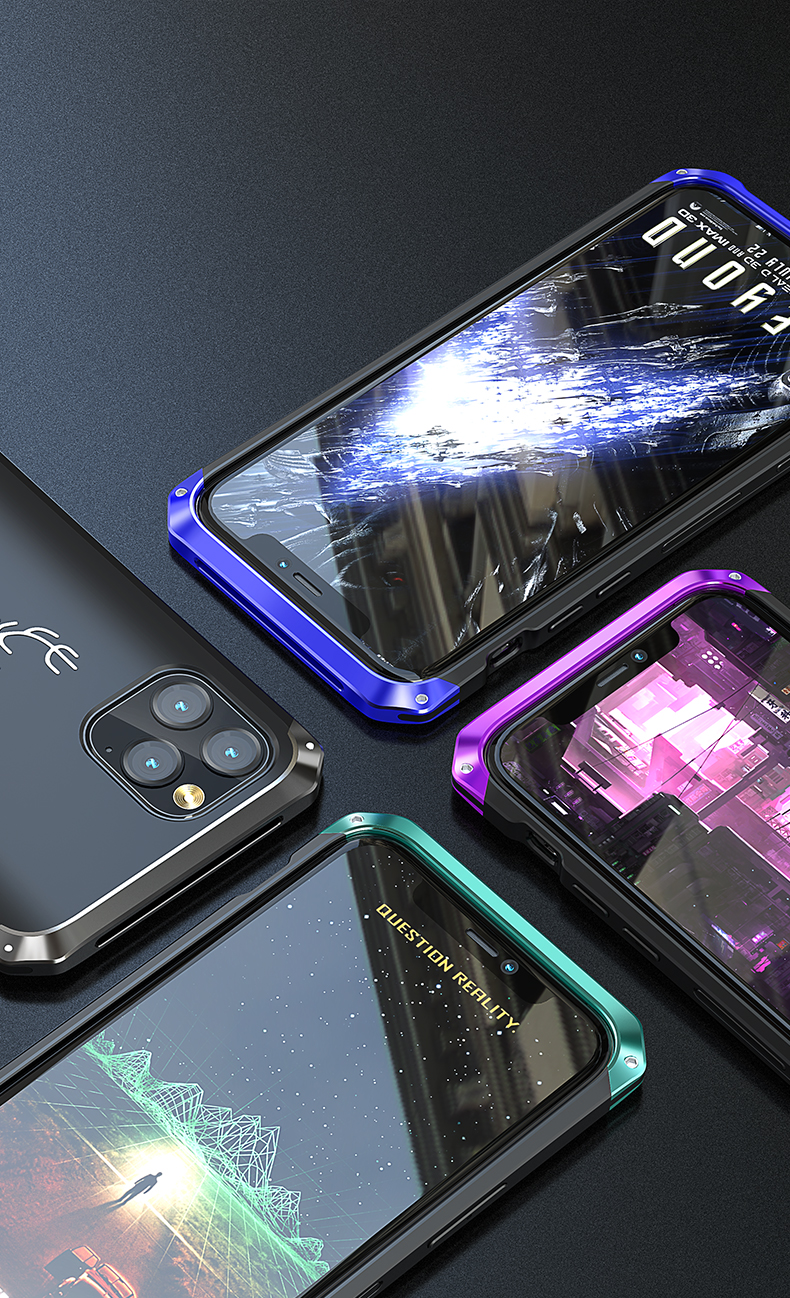 Case iPhone 11 Pro Max / Pre-order * เคสกันกระแทกโลหะ Series Guard ใช้วัสดุโลหะและพีซีกันกระแทกและทนทาน *