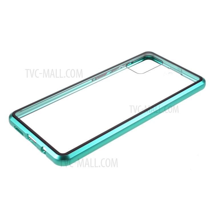 Case Samsung Galaxy A71 / Pre-order * เคสกระจกสองด้าน + การดูดซับแม่เหล็กกรอบโลหะปกที่ไม่ซ้ำกัน *